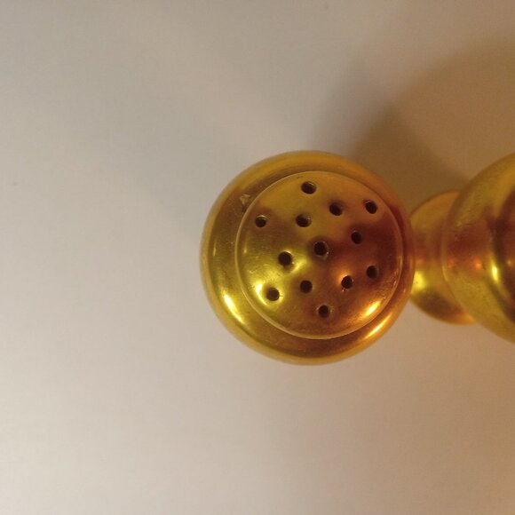 VINTAGE SET Of 22 kt. Encrusted Gold Picard Porcelain shakers 3" - Picture 10 of 12